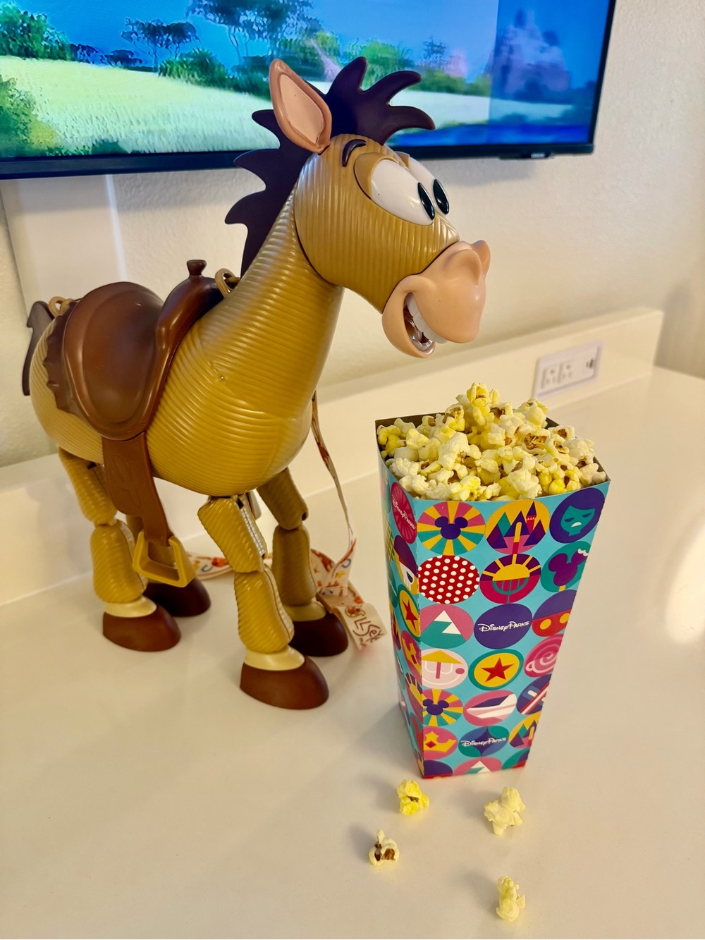 Disney Bullseye Toy Story 5 Popcorn Bucket from Hollywood Studios - Disney Parks